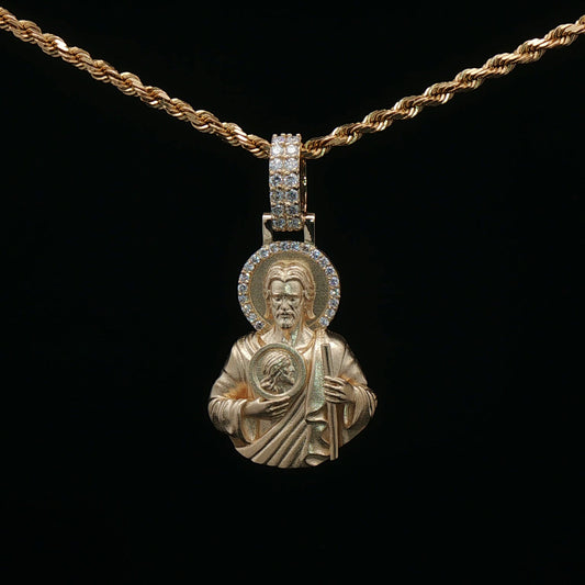 Custom 14k Half Tadeo Pendant