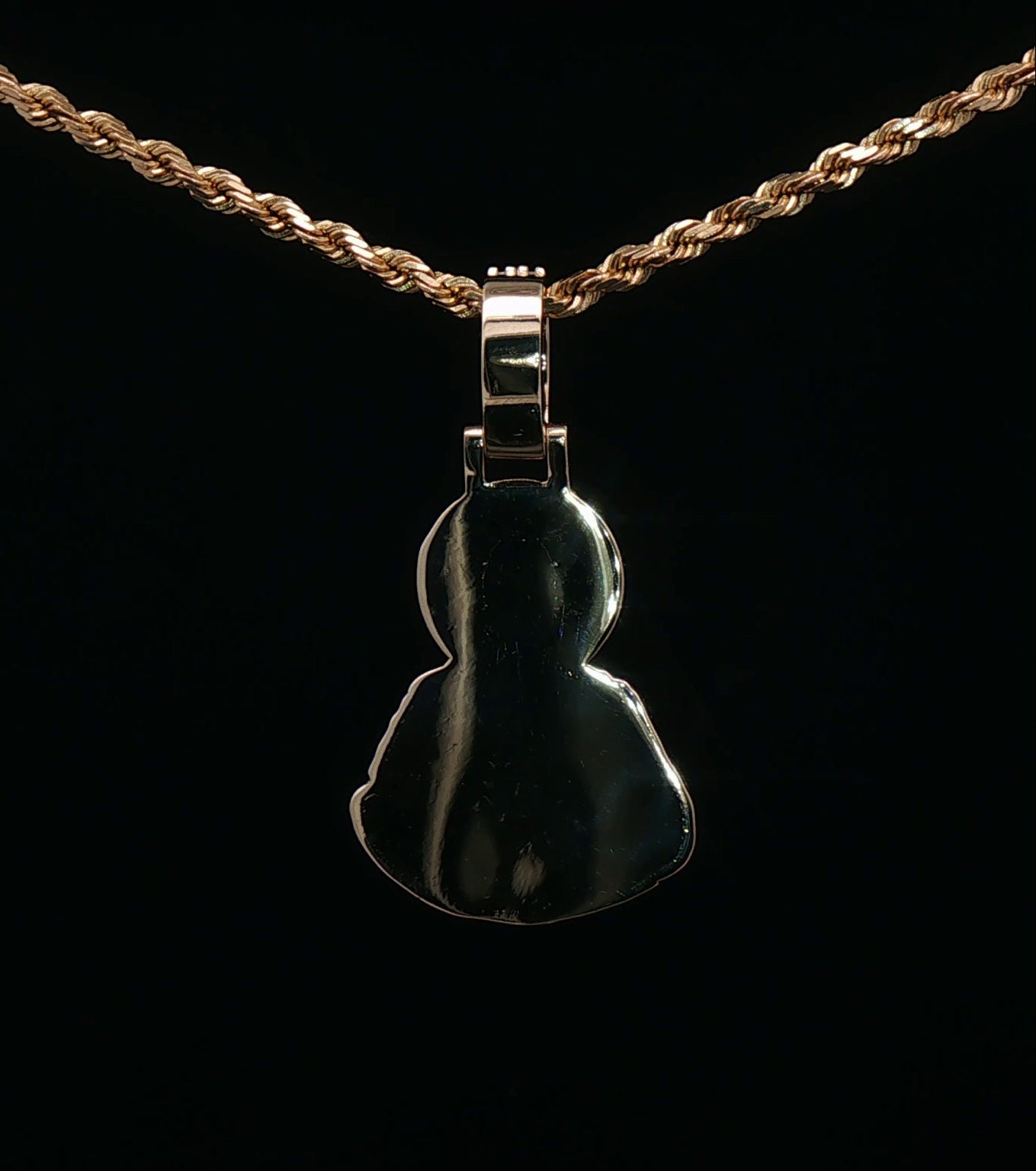 Custom 14k Half Tadeo Pendant