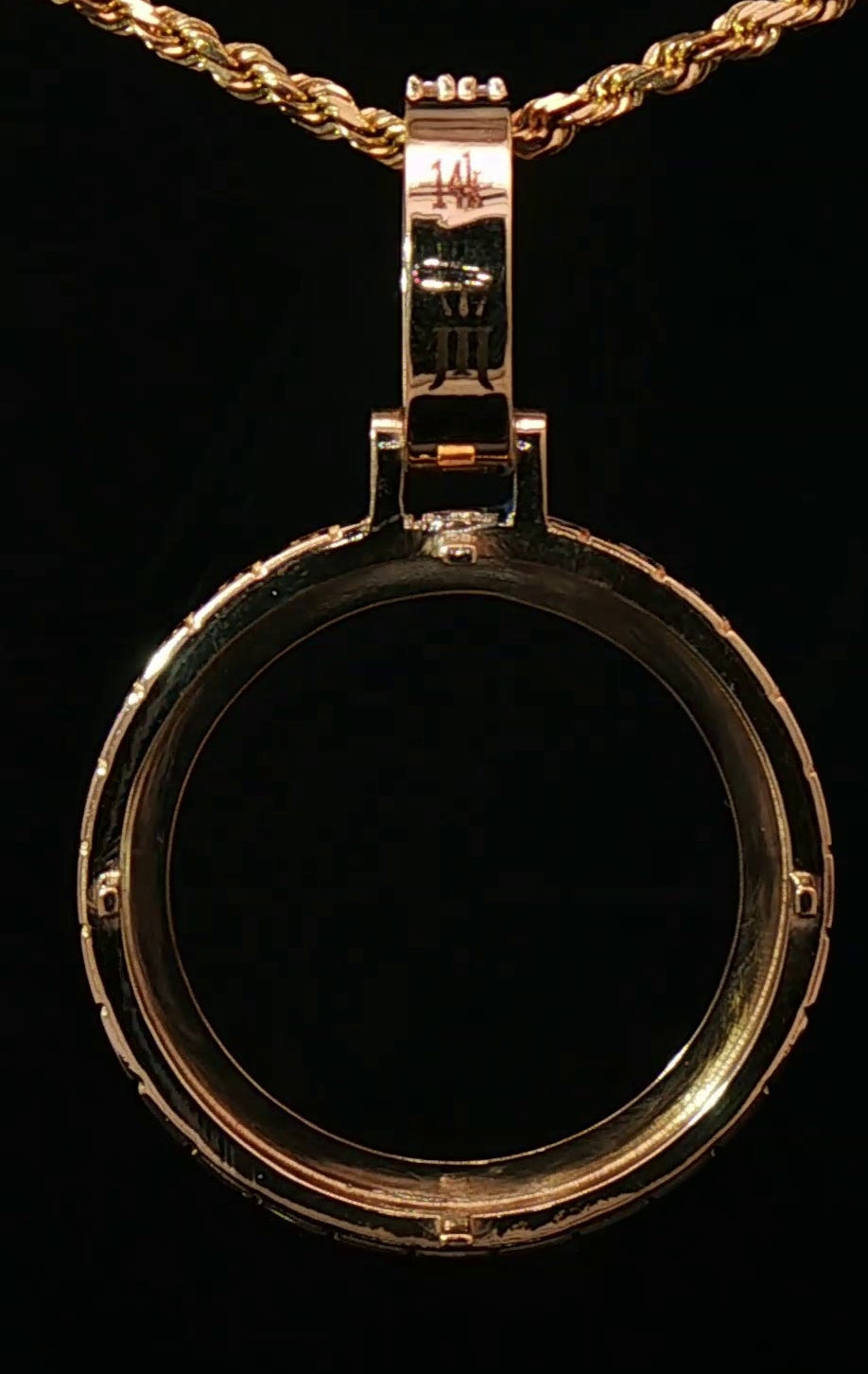 Custom 14k 20 pesos signature bezel no backplate