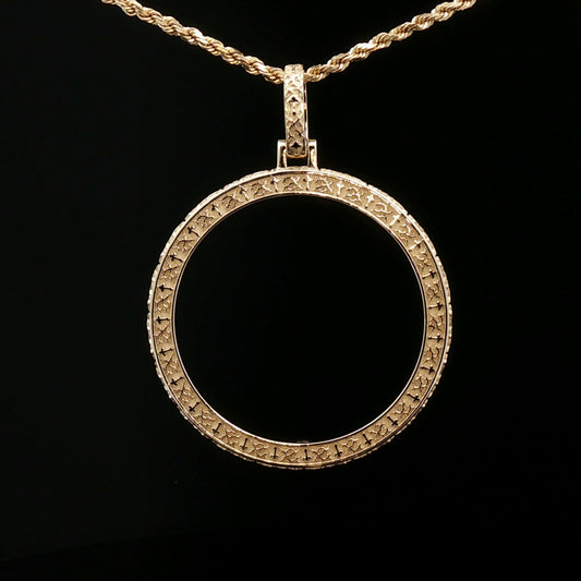 Custom 14k Thorn Vine Centenario bezel