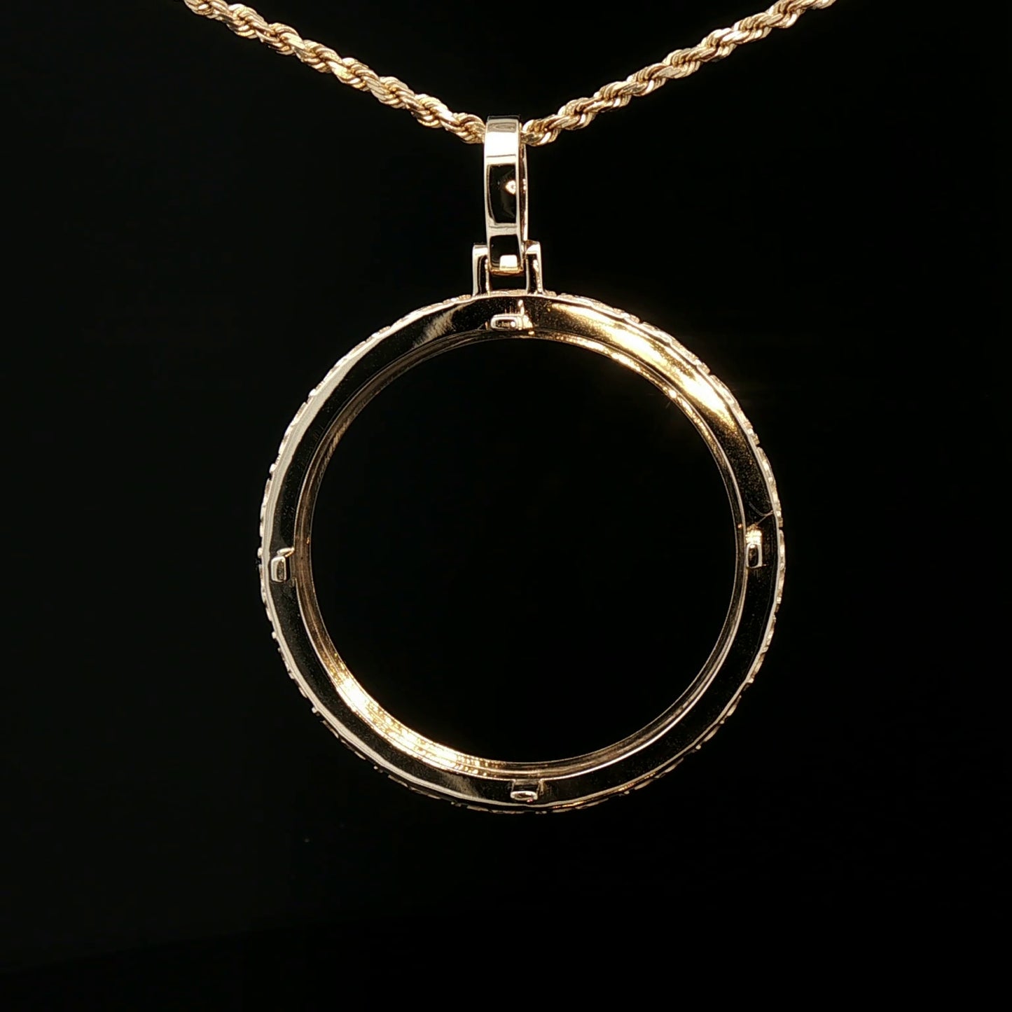 Custom 14k Thorn Vine Centenario bezel