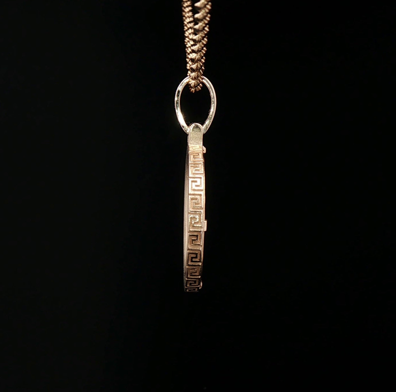Custom 14k Simple Signature Bezel for 1/4 libertad coin