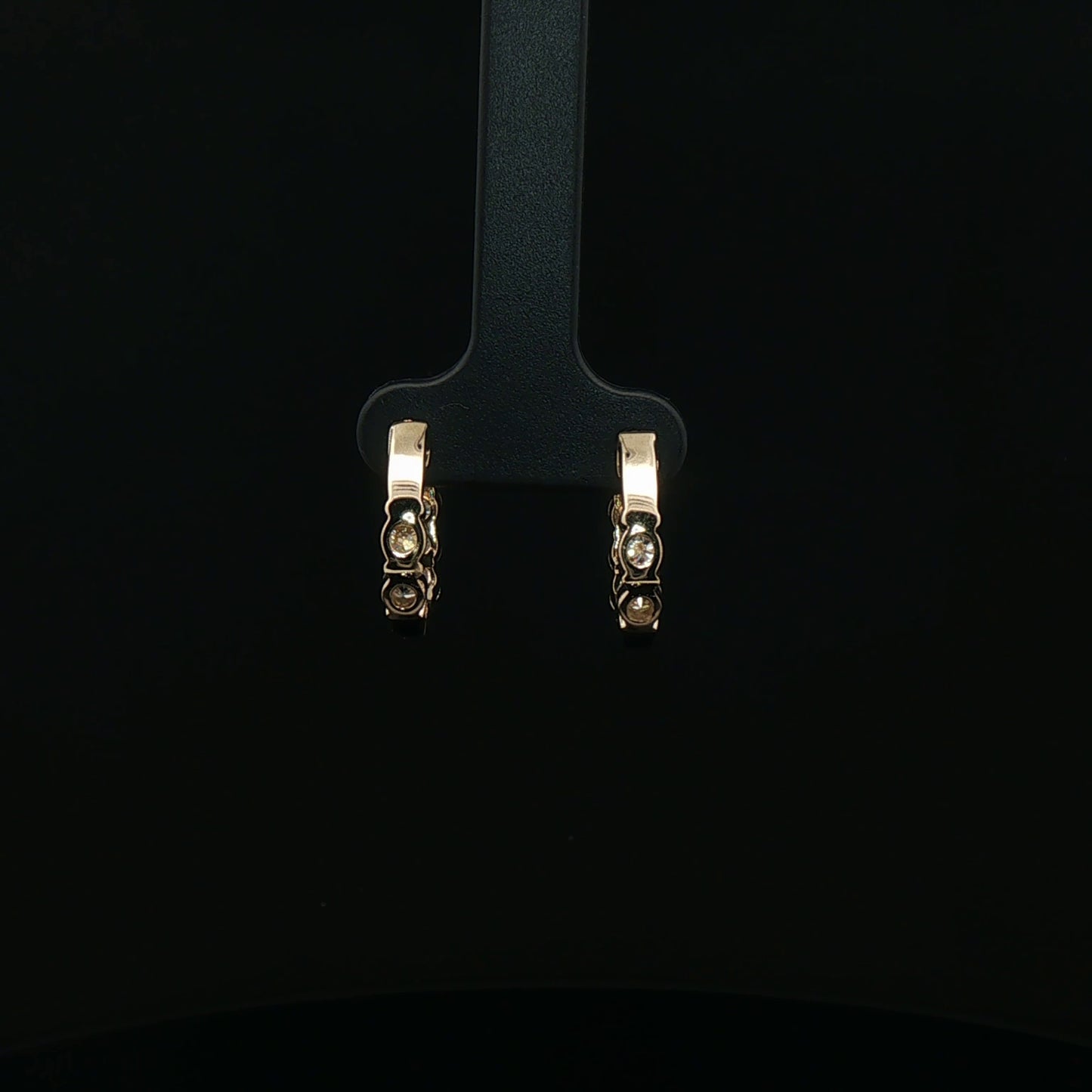2ctw Diamond Hoop Earrings