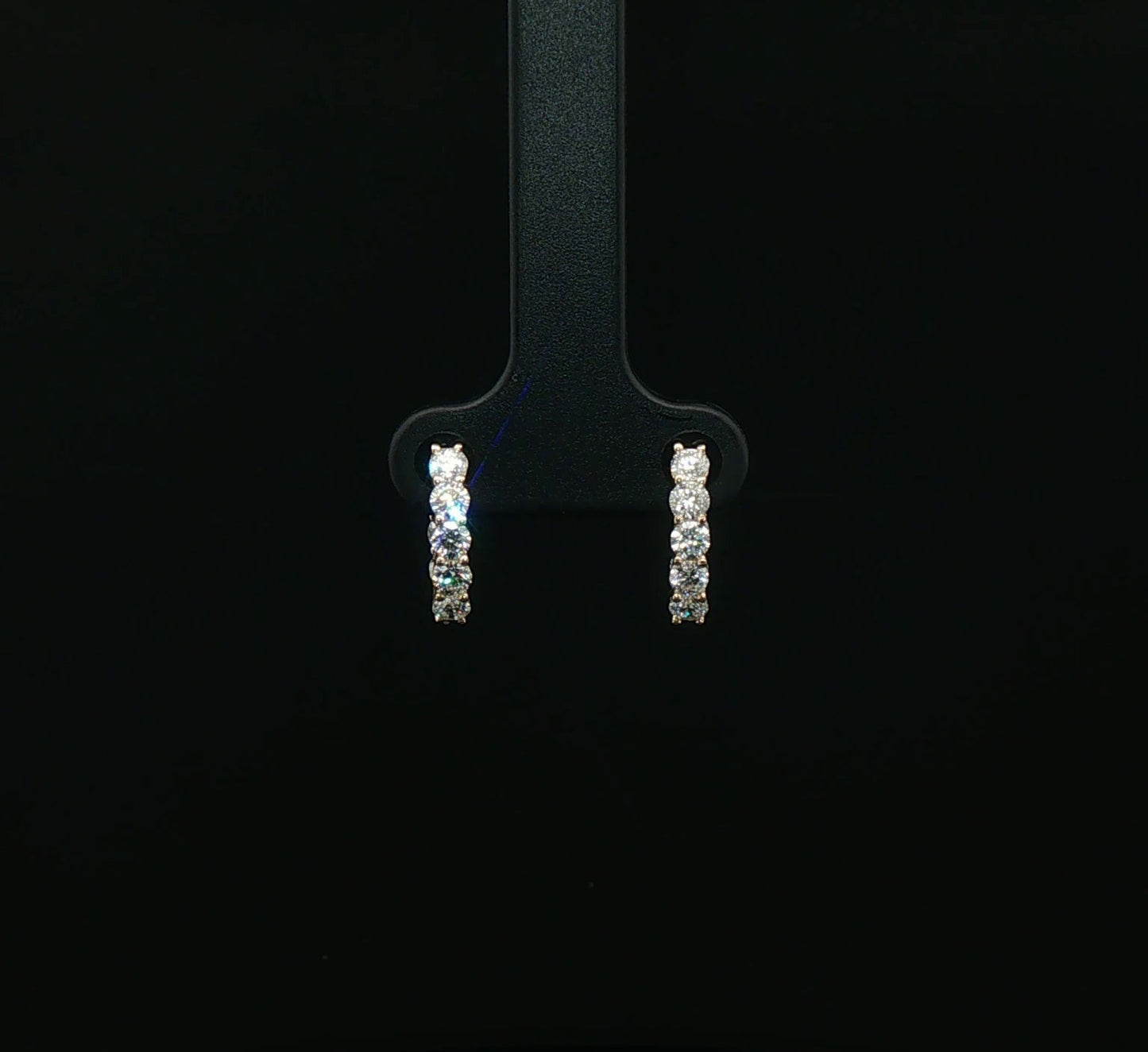 1ctw Diamond Hoop Earrings