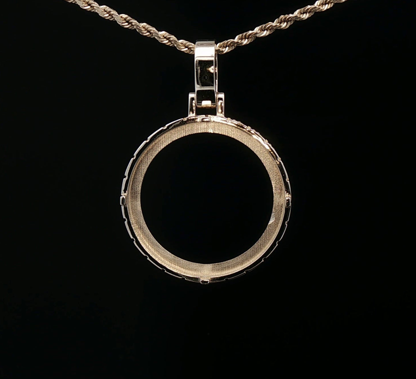 Custom 14k 20 Pesos Signature Plain Bezel